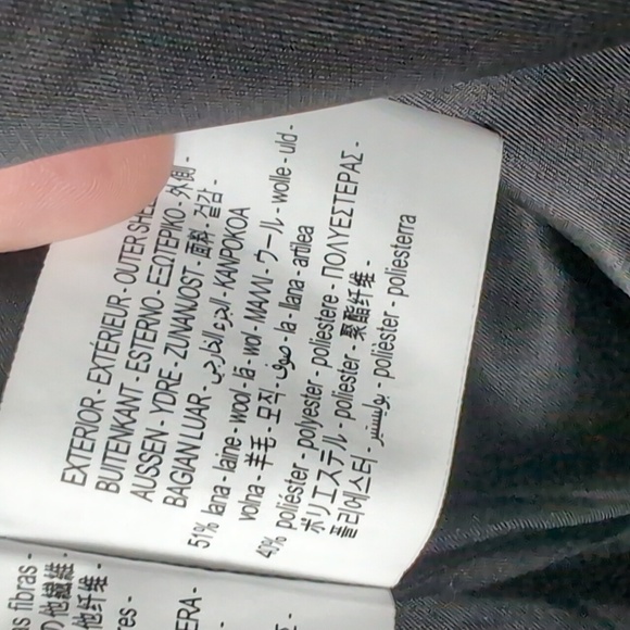 NWT Zara Wool Blend Oversized Bomber Jacket - Picture 9 of 11